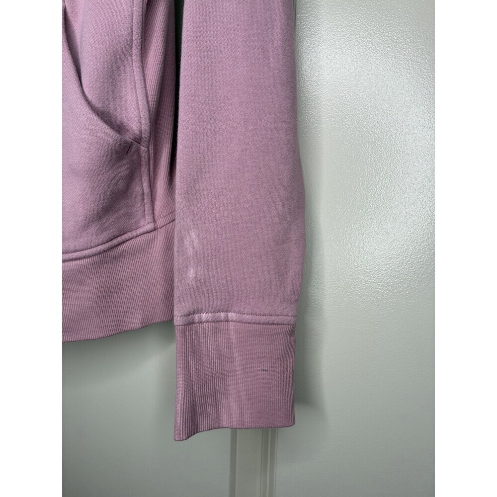 Lululemon Scuba Hoodie *Light Cotton Fleece Pink Taupe Size 8 - Picture 5 of 7